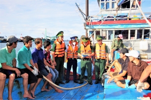 Chiến sĩ biên phòng ở Thổ Châu