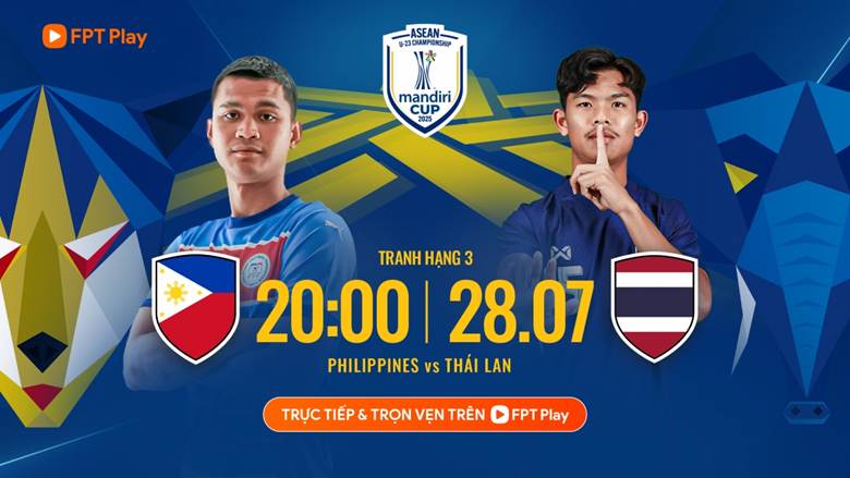 
U23 Thái Lan so tài với U23 Philippines vào lúc 20h tối nay 28/7.