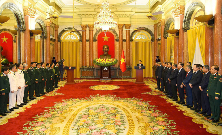 Toàn cảnh buổi lễ.