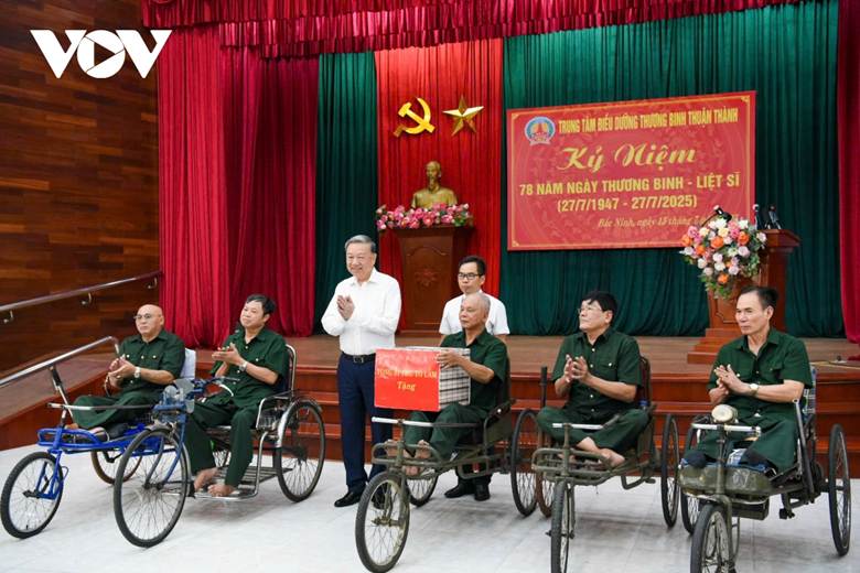 Tổng Bí thư Tô Lâm: Người có công với cách mạng là tài sản quý báu của dân tộc
