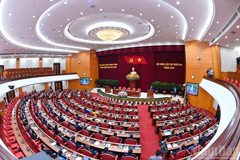 

Quang cảnh phiên bế mạc Hội nghị.