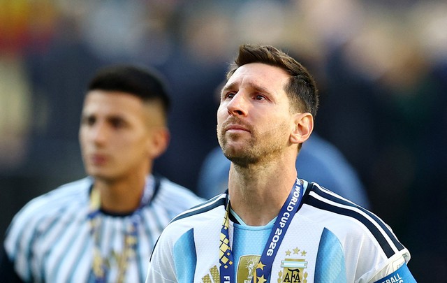 Messi vẫn rất vĩ đại dù Argentina thất bại ở trận đấu cuối.

ẢNH: REUTERS


