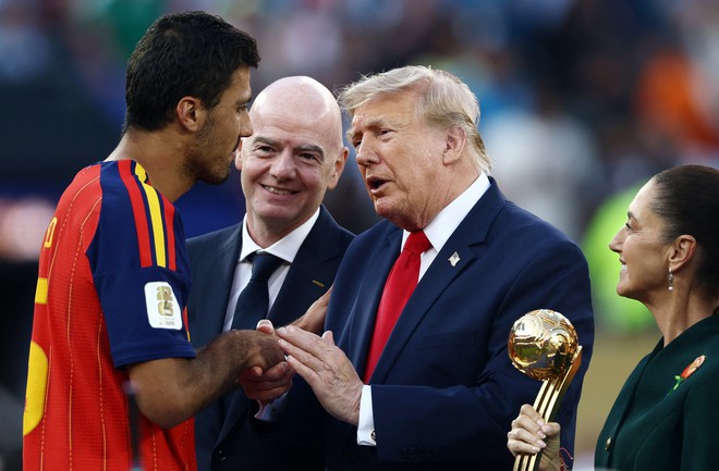 Rodri mới là chủ nhân của danh hiệu cá nhân xuất sắc nhất World Cup 2026.
ẢNH: REUTERS