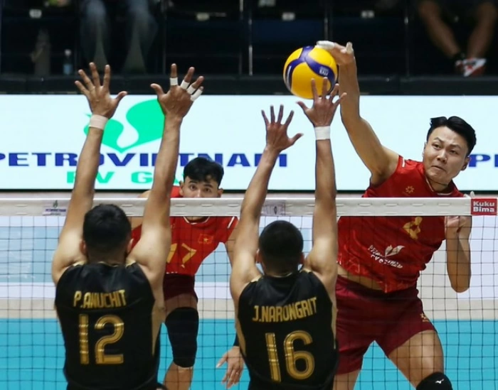 Đánh bại Myanmar, đội tuyển nam bóng chuyền Việt Nam vào bán kết SEA V.Cup