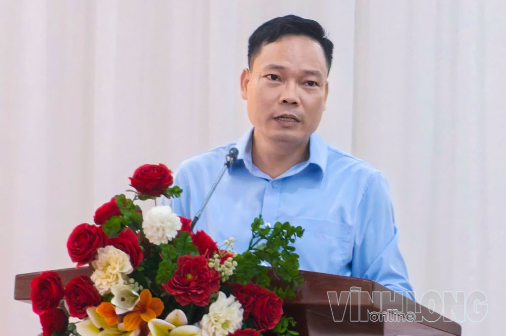 Ông Đặng Khắc Lợi - Phó Cục trưởng Cục Báo chí phát biểu khai mạc.