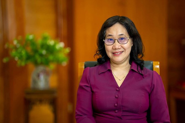 Bà Nguyễn Thị Hương, Cục trưởng Cục Thống kê (Bộ Tài chính).

