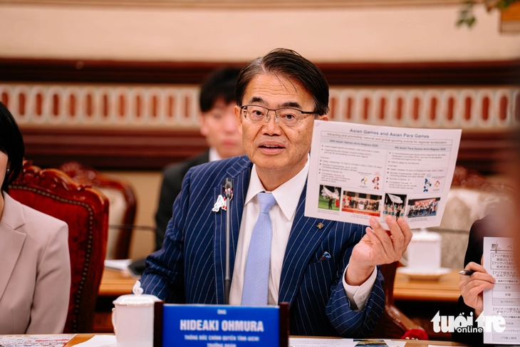 Thống đốc tỉnh Aichi, Nhật Bản Hideaki Ohmura - Ảnh: THANH HIỆP

