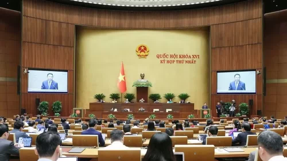 Kỳ họp thứ nhất, Quốc hội khóa XVI. (Ảnh: DUY LINH)
