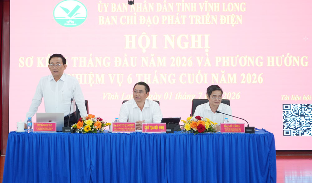 Chủ tọa hội nghị.
