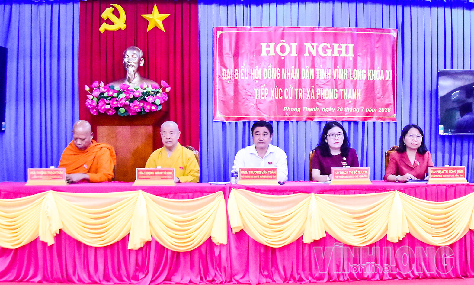 Tổ đại biểu số 5 HĐND tỉnh tiếp xúc với cử tri xã Phong Thạnh.