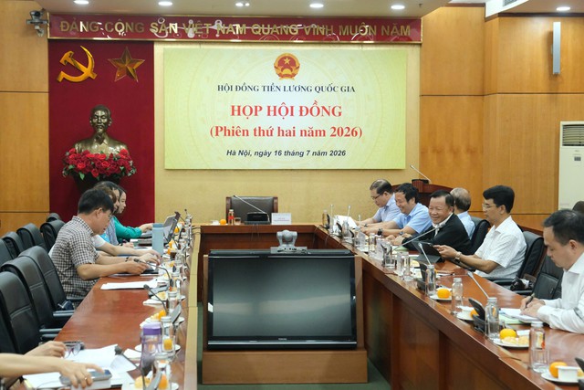 Hội đồng Tiền lương quốc gia họp phiên thứ 2.

ẢNH: THU HƯƠNG

