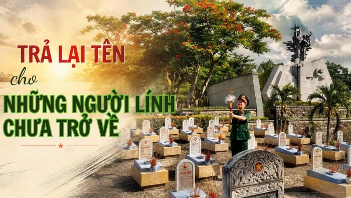 Trả lại tên cho những người lính chưa trở về