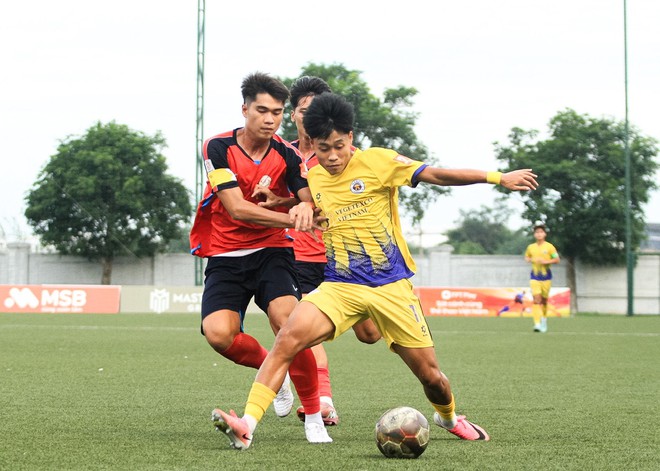 U.21 Hà Nội và U.21 PVF-CAND đều có chiến thắng ở lượt đấu cuối và giành quyền đi tiếp 

ẢNH: VFF

