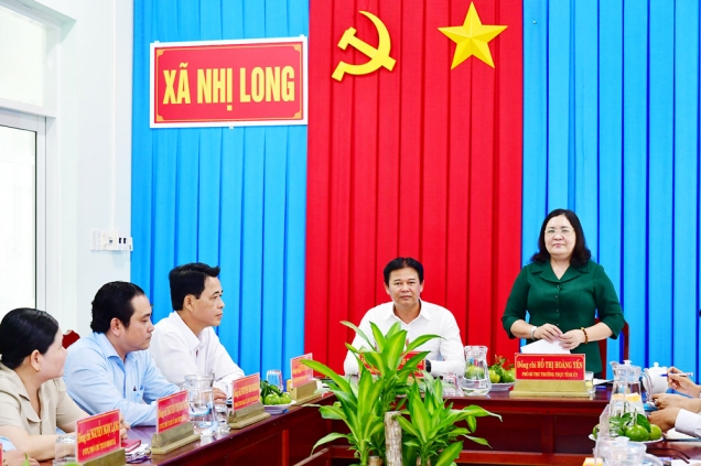 Xã Nhị Long tập trung tổ chức thành công đại hội, nâng cao chất lượng phục vụ người dân
