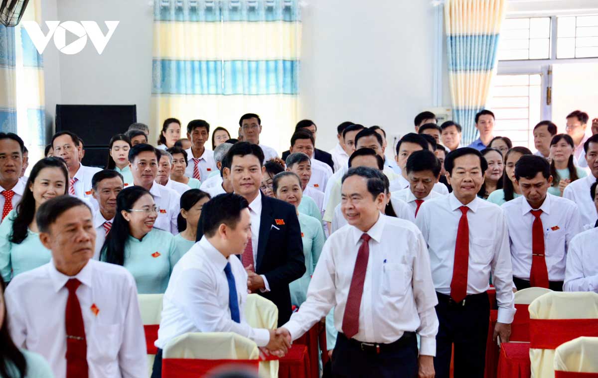 Chủ tịch Quốc hội Trần Thanh Mẫn dự đại hội đại biểu Đảng bộ xã Thạnh Xuân