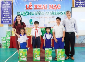 Khai mạc dự án “Ước mơ xanh” tại Làng Trẻ em SOS Bến Tre