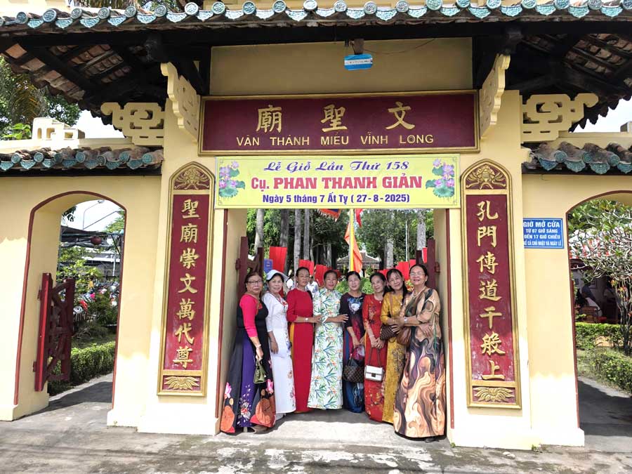 Văn Thánh miếu Vĩnh Long được xem là “Quốc Tử Giám của vùng đất phương Nam”.
