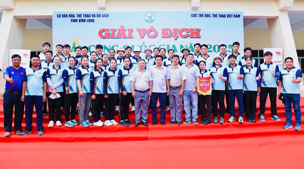 ĐT bắn cung Vĩnh Long xếp thứ tư toàn đoàn tại Giải Vô địch bắn cung quốc gia năm 2025 vừa diễn ra tại Vĩnh Long.