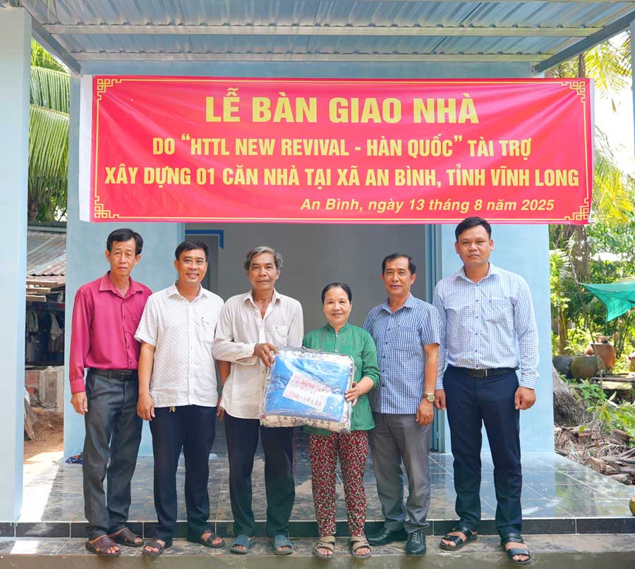 Nhiệm kỳ qua, xã An Bình đã giúp cho nhiều hộ dân được an cư.