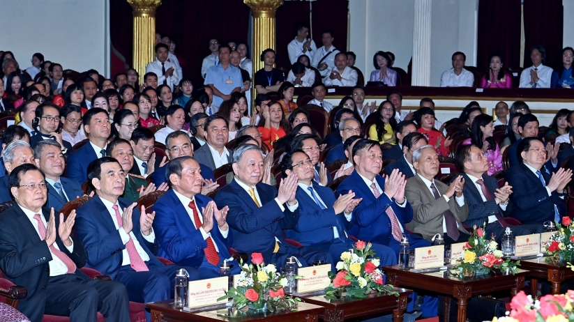 Tổng Bí thư Tô Lâm dự Lễ kỷ niệm 80 năm Ngày truyền thống ngành Văn hóa