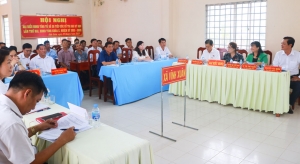 Đại biểu HĐND tỉnh tiếp xúc cử tri sau kỳ họp lần thứ 2 HĐND tỉnh