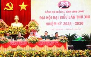Phiên trù bị Đại hội Đại biểu Đảng bộ Quân sự tỉnh Vĩnh Long lần thứ XIII