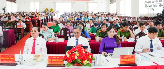 Phiên trù bị Đại hội đại biểu Đảng bộ xã Long Hồ lần thứ I