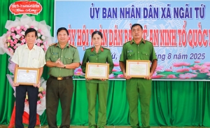 Tiếp tục nhân rộng các mô hình, điển hình bảo vệ an ninh Tổ quốc