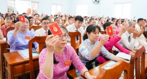 Đại hội Đảng bộ các xã thống nhất thông qua nghị quyết nhiệm kỳ 2025 - 2030