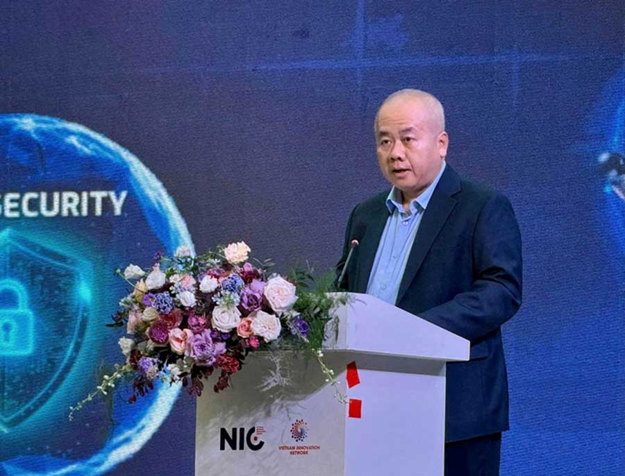 Thứ trưởng Bộ Tài chính Đỗ Thành Trung cho biết, với việc thành lập 3 mạng lưới mới, Bộ Tài chính đã dần hình thành một hệ sinh thái trí tuệ Việt toàn cầu, một cộng đồng đổi mới sáng tạo và công nghệ chiến lược mạnh mẽ, trở thành lực lượng nòng cốt giúp đất nước bắt kịp, tiến cùng và vượt lên trong một số lĩnh vực trọng yếu - Ảnh: VGP/Minh Ngọc