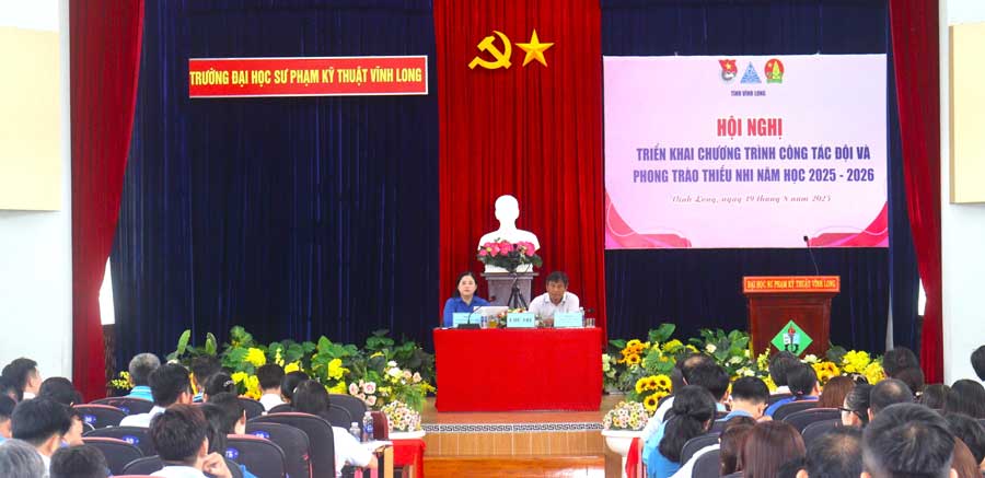 Hội nghị triển khai chương trình công tác đội và phong trào thiếu nhi năm học 2025-2026.