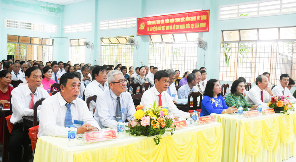 Đại biểu tham dự Đại hội đại biểu Đảng bộ xã Châu Hòa lần thứ XIII, nhiệm kỳ 2025 - 2030. Ảnh: Cẩm Trúc
