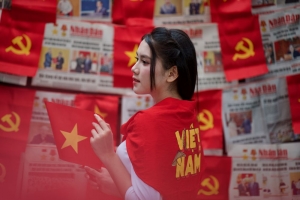 “Check-in” quán cà phê mừng Quốc khánh 2/9