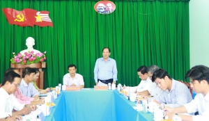 Hiếu Thành khẩn trương hoàn thiện công tác tổ chức Đại hội Đảng bộ xã