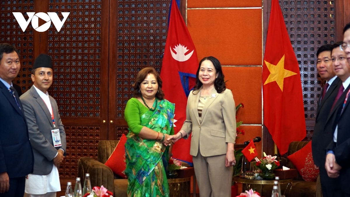 
Phó Chủ tịch nước Võ Thị Ánh Xuân tiếp Bộ trưởng Ngoại giao Nepal Arzu Rana Deuba