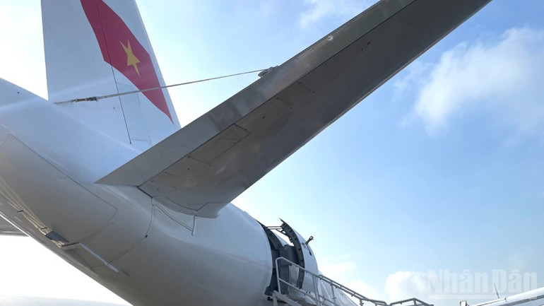 Không gian tham quan trải nghiệm của ngành hàng không thu hút du khách.