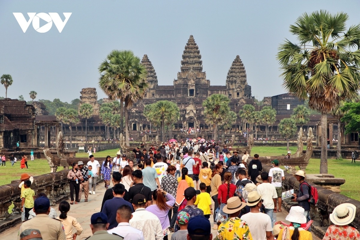 
Khu đền Angkor Wat tại Campuchia.