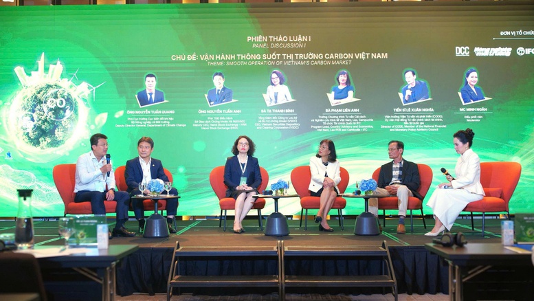 Diễn đàn Carbon Việt Nam 2026 góp phần là cầu nối chiến lược giữa khung chính sách thị trường carbon với độ sẵn sàng về tài chính xanh, công nghệ, dữ liệu và các dự án giảm phát thải thực tế - Ảnh: VGP/LT