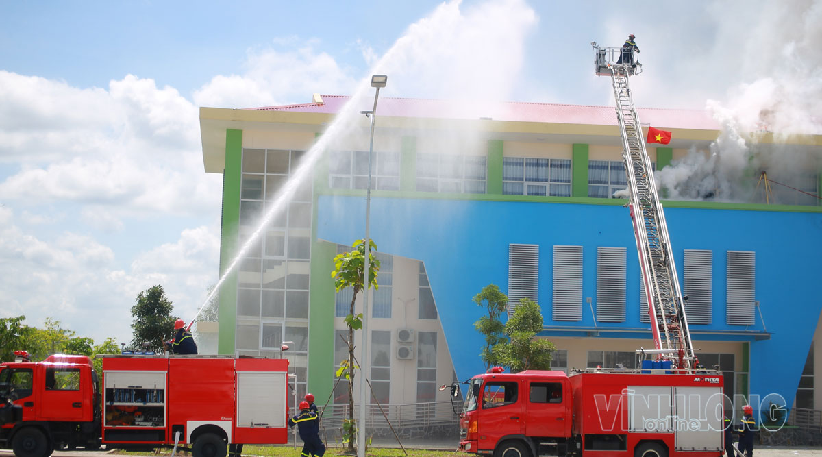 Diễn tập các phương án PCCC và cứu nạn, cứu hộ.