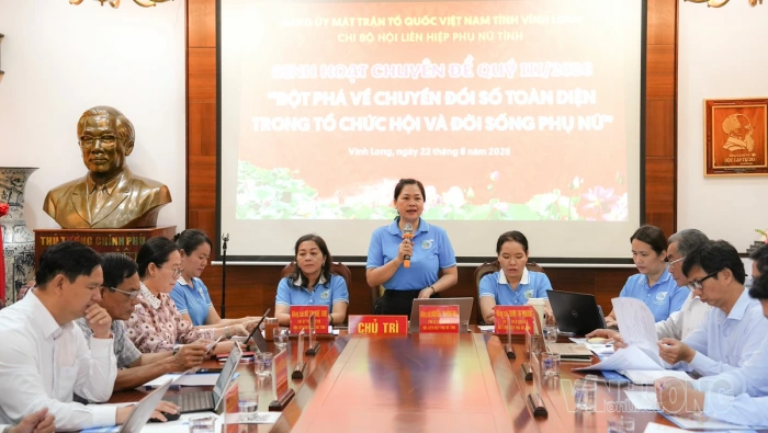 Sinh hoạt chuyên đề “Đột phá về chuyển đổi số toàn diện trong tổ chức Hội và đời sống phụ nữ”