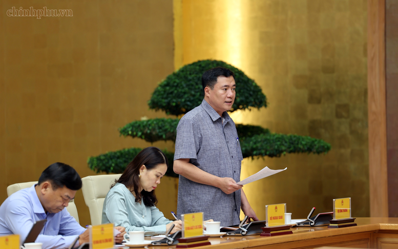 Thứ trưởng Bộ Công Thương Nguyễn Sinh Nhật Tân phát biểu tại hội nghị - Ảnh: chinhphu.vn/Phương Nguyên

