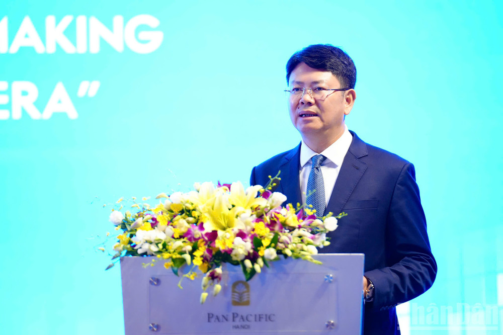 Thứ trưởng Tư pháp Nguyễn Thanh Tịnh. (Ảnh: H.N)
