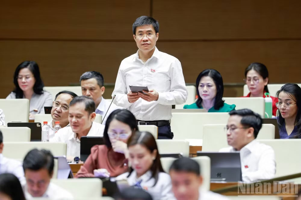 Đại biểu Hoàng Minh Hiếu (Đoàn Nghệ An).