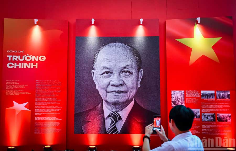 Chân dung Tổng Bí thư Trường Chinh (nắm giữ cương vị từ tháng 5/1941 đến tháng 10/1956 và từ tháng 7/1986 đến tháng 12/1986).