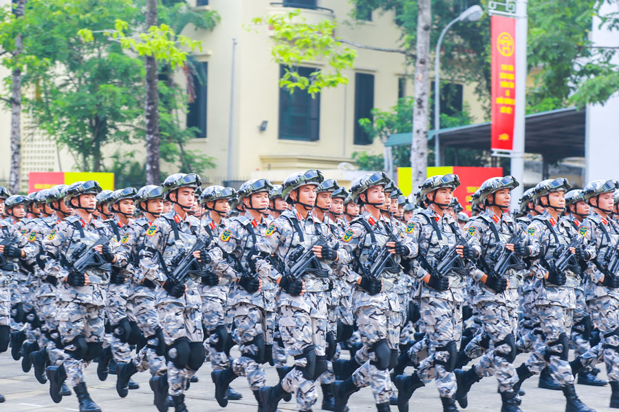 Cận cảnh những chiến sĩ Đặc nhiệm dù.