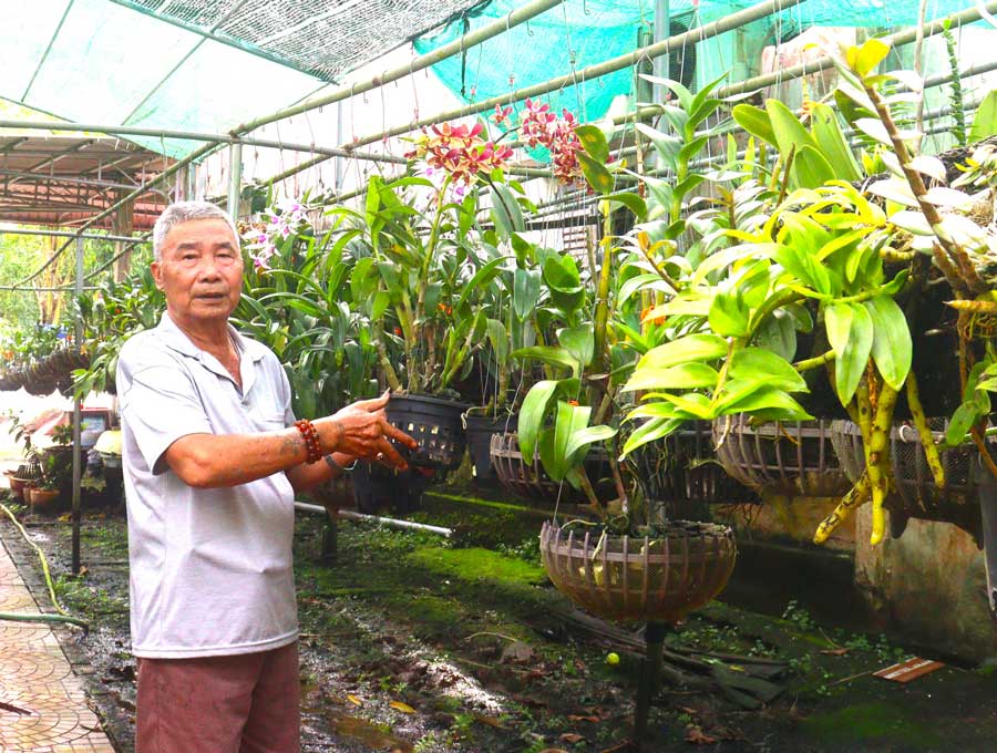 Chú Phạm Thành Công vượt khó vươn lên phát triển kinh tế gia đình.