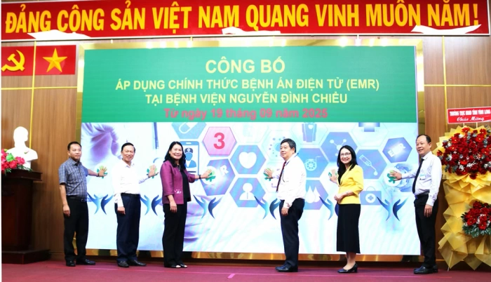 Bệnh viện Nguyễn Đình Chiểu công bố triển khai hồ sơ bệnh án điện tử