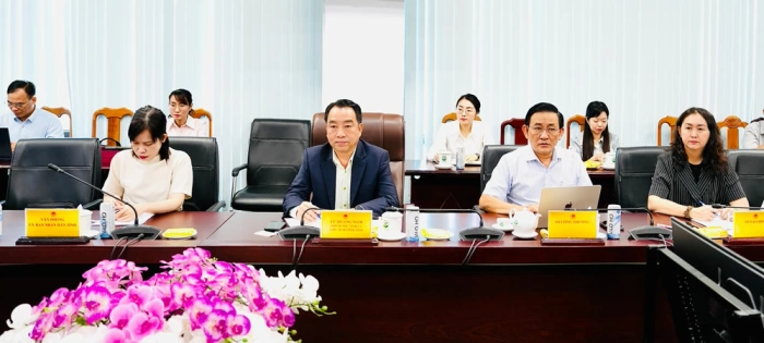Chủ tịch UBND tỉnh- Lữ Quang Ngời tiếp và làm việc với đoàn công tác của JETRO tại TP Hồ Chí Minh