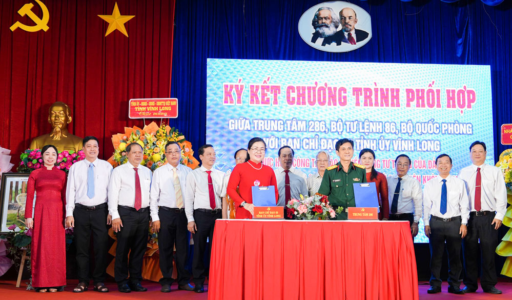 Ban Chỉ đạo 35 Tỉnh ủy thực hiện ký kết chương trình phối hợp với Trung tâm 286 thuộc Bộ Tư lệnh 86, Bộ Quốc phòng.