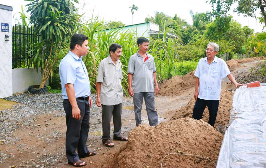 Song hành cùng chính quyền địa phương, MTTQ phát huy vai trò vận động, giám sát tại cộng đồng.